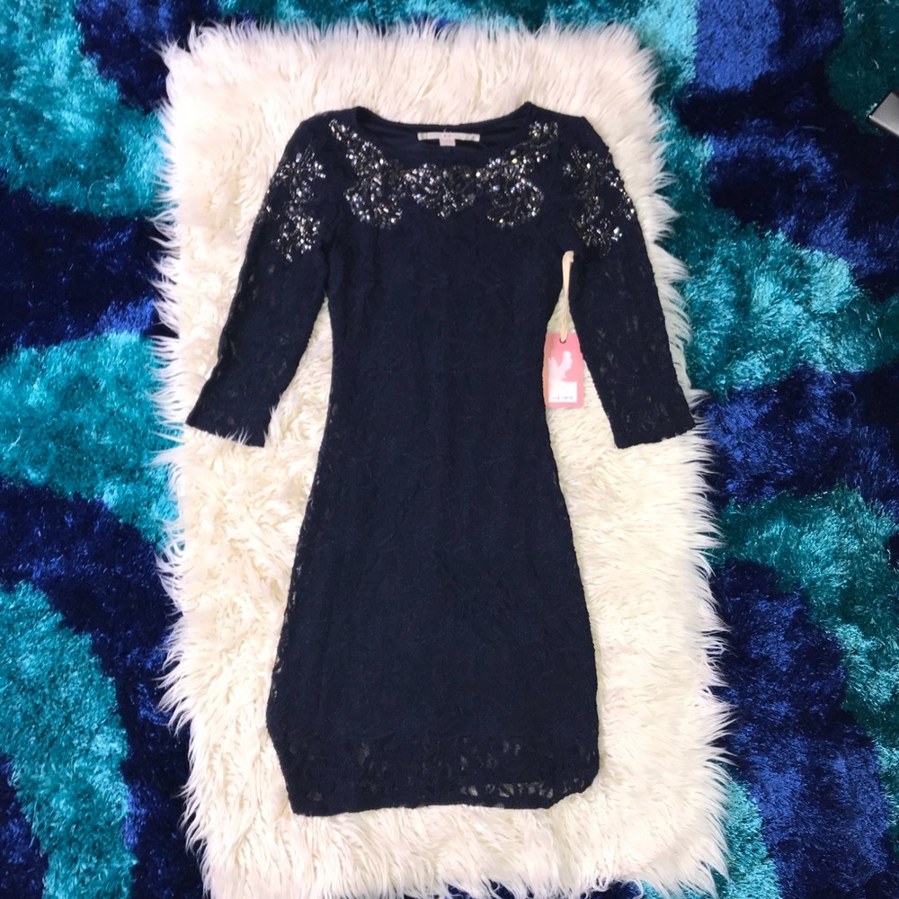 Chelsea & violet dark blue dress 👗